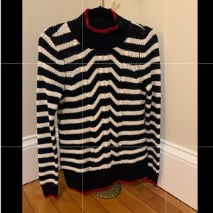 LOFT size small nautical preppy patriotic sweater